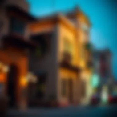 Traditional architecture in Bur Dubai