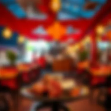 An inviting dining setting featuring chicken tikka