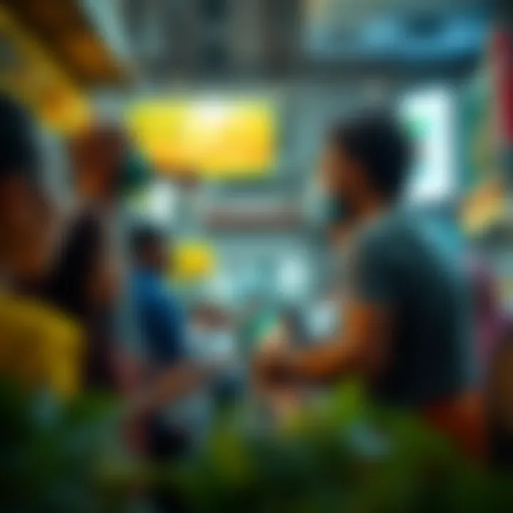 Community gathering at Choithrams highlighting local engagement