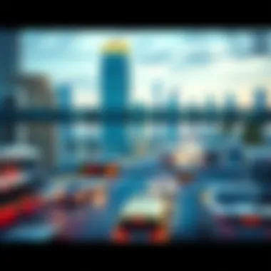 Transportation network connecting City Tower to Dubai