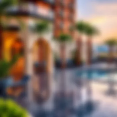 Luxurious amenities offered at Cordoba Residence, highlighting leisure facilities