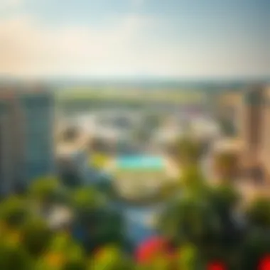 Panoramic View of Country Land Al Barsha A panoramic view of Country Land Al Barsha showcasing its modern architecture and greenery.