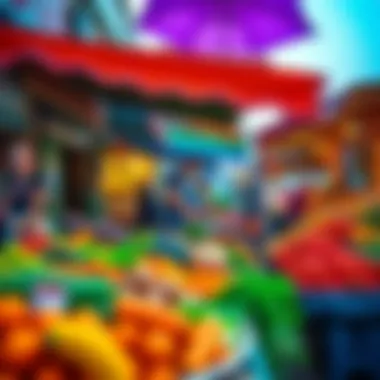 Local Market Delights Colorful local market showcasing fresh produce