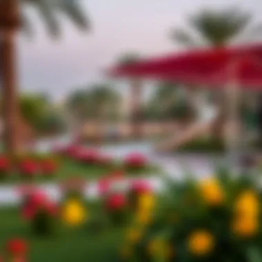 Vibrant community park with recreational facilities