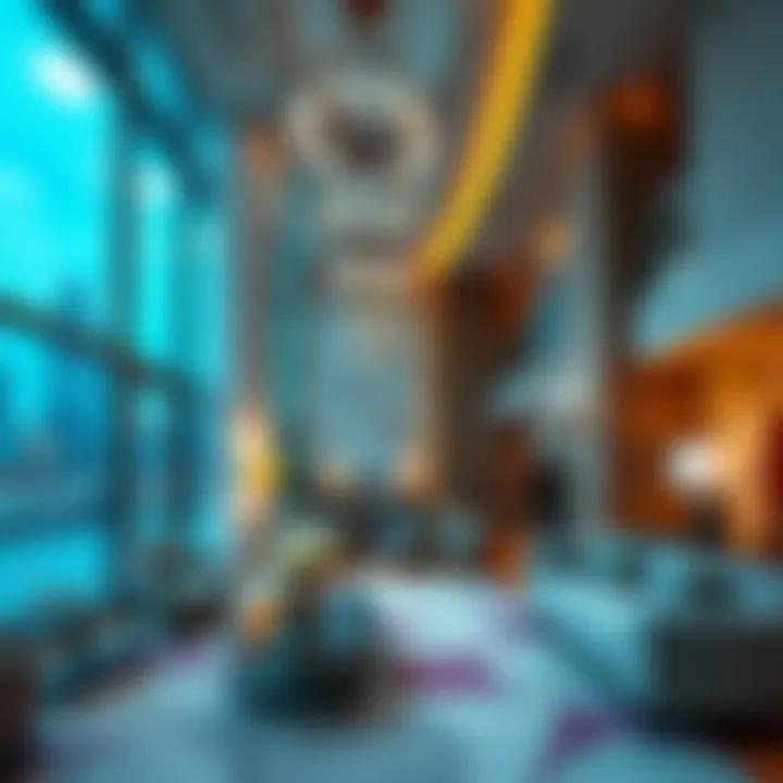 Luxurious interior design reflecting modern elegance at Damac Maison