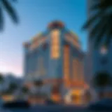 Stunning exterior view of Damac Maison showcasing architectural finesse