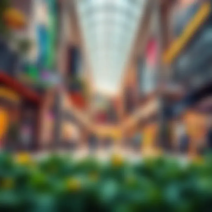 Retail Bliss at Damac Mall A vibrant shopping scene within Damac Mall