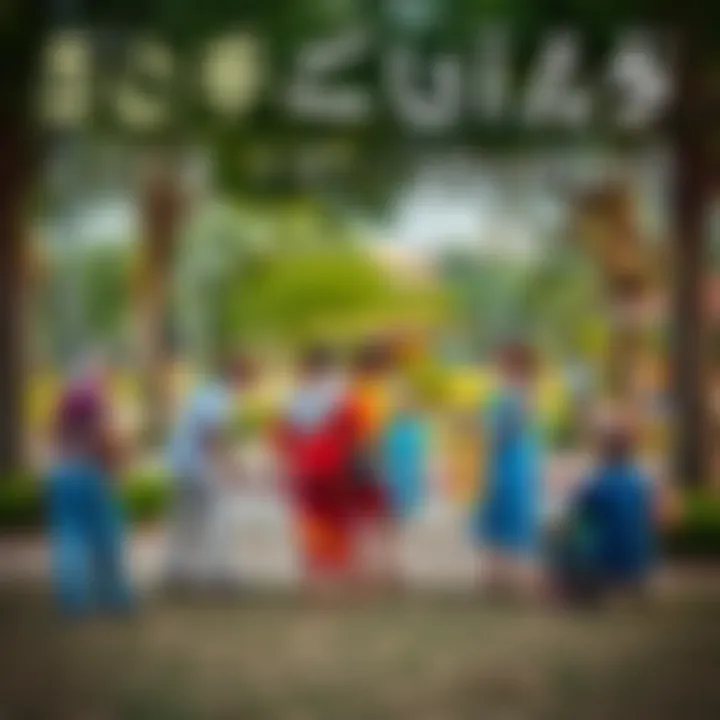 Community Life in Deira Frij Murar Locals enjoying community life in a park within Deira Frij Murar.