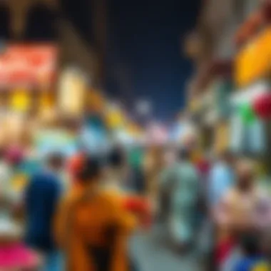 Life at the Deira Street Market Vibrant street market in Deira