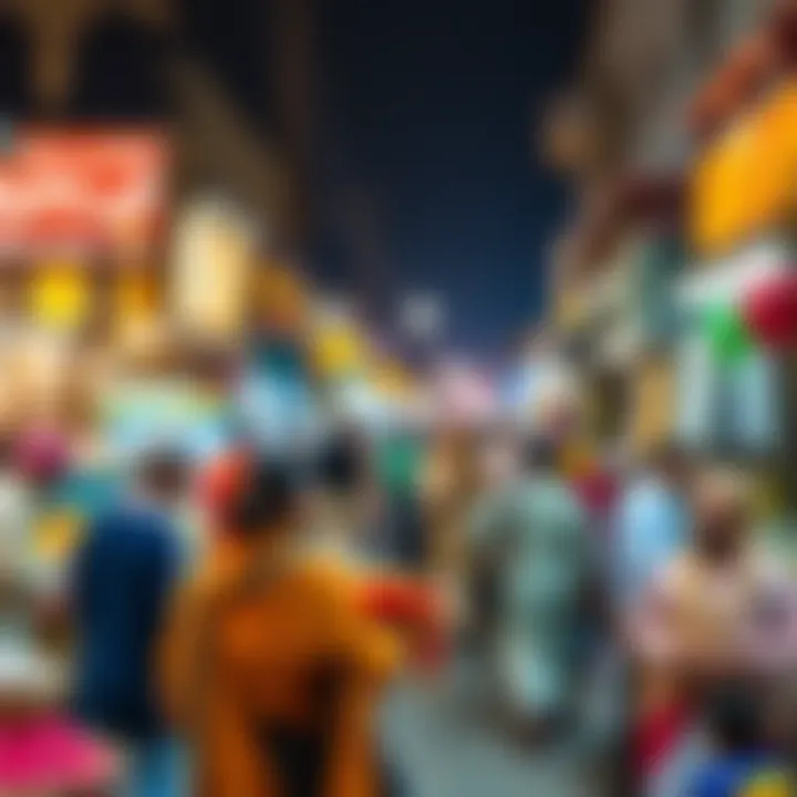 Life at the Deira Street Market Vibrant street market in Deira