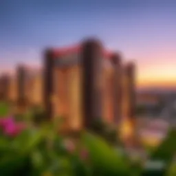 A panoramic view of Derby Residence showcasing its architectural beauty