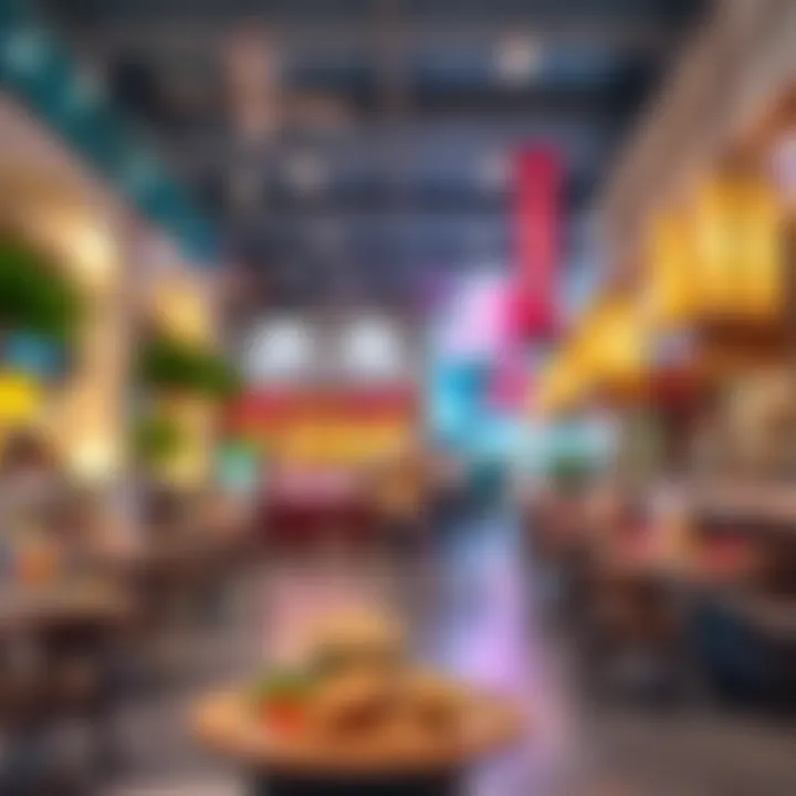 Diverse cuisines offered at restaurants in Damac Hills 2