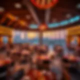 Panoramic view of Damac Hills 2 Community Center's dining area