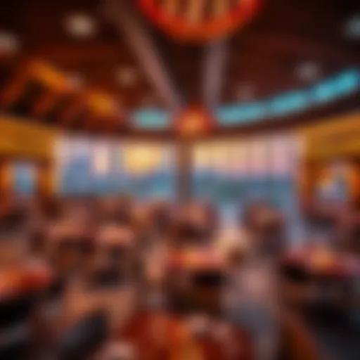 Panoramic view of Damac Hills 2 Community Center's dining area