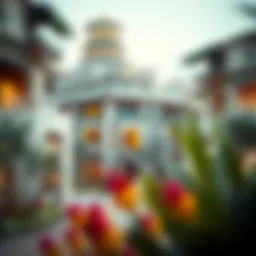 Stunning view of the Discovery Gardens architecture showcasing unique designs