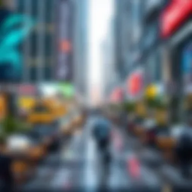 Business Environment in DU Business Bay A bustling business environment in DU Business Bay with professionals engaged in work