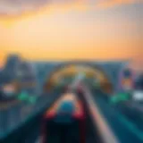 Modern architectural design of Dubai Creek Harbour Metro Station