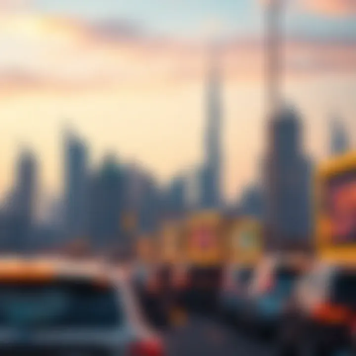 Stunning skyline view of Dubai International City