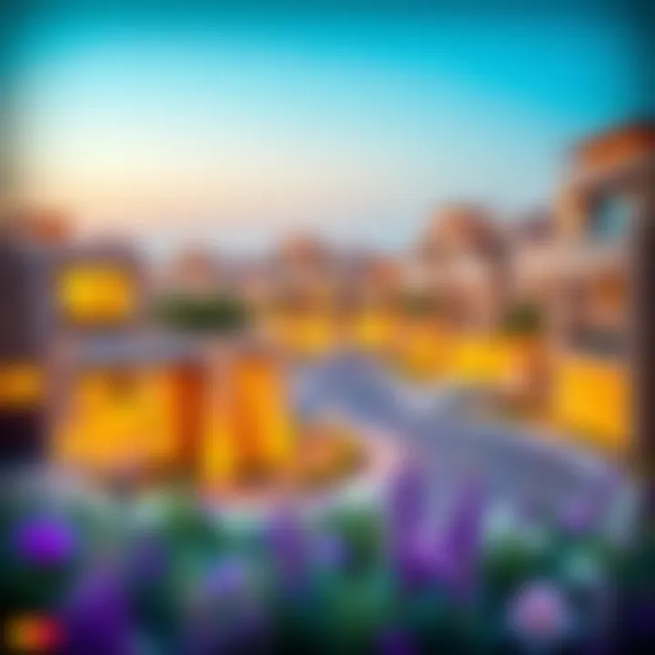 Luxurious Residential Community in Dubai Land Luxurious residential community in Dubai Land featuring modern villas and apartments