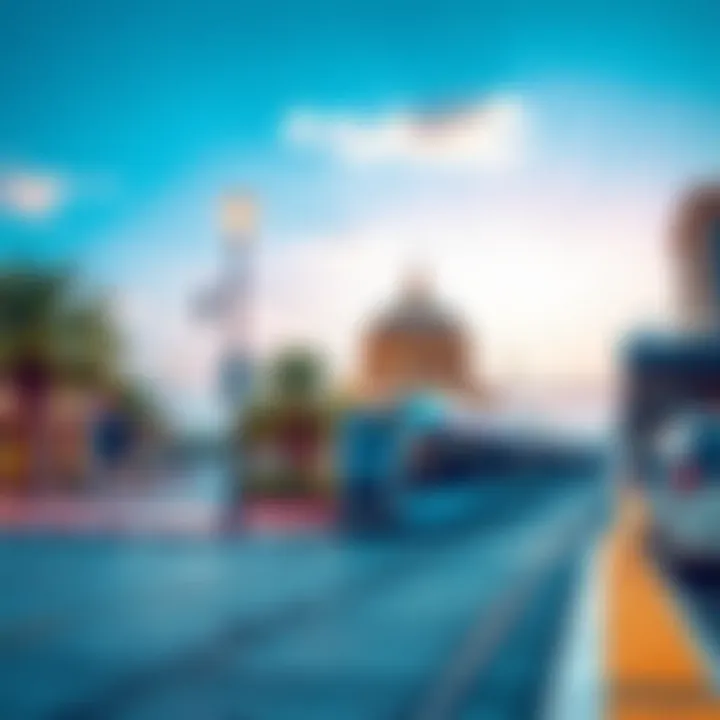 Local amenities surrounding Dubai Silicon Oasis Metro Station