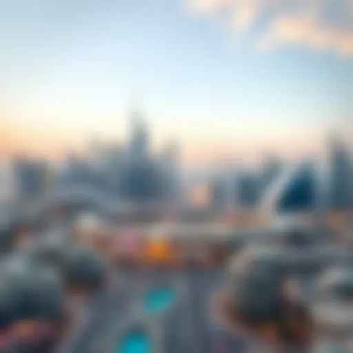 Stunning view of Dubai's skyline featuring innovative architecture