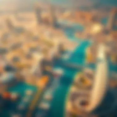 Aerial view of Dubai World Central showcasing its vast expanse