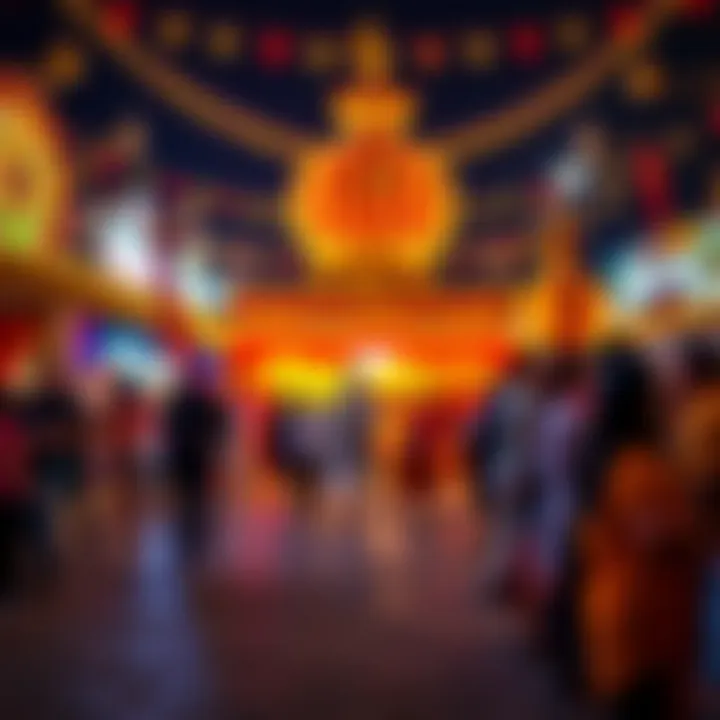 Cultural event taking place at Dubailand reflecting local heritage and traditions