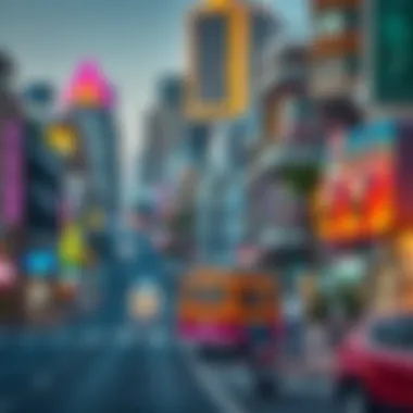 Vibrant neighborhoods adjacent to E11 Road