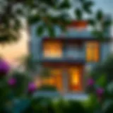 Stunning exterior view of Eden House overlooking lush greenery