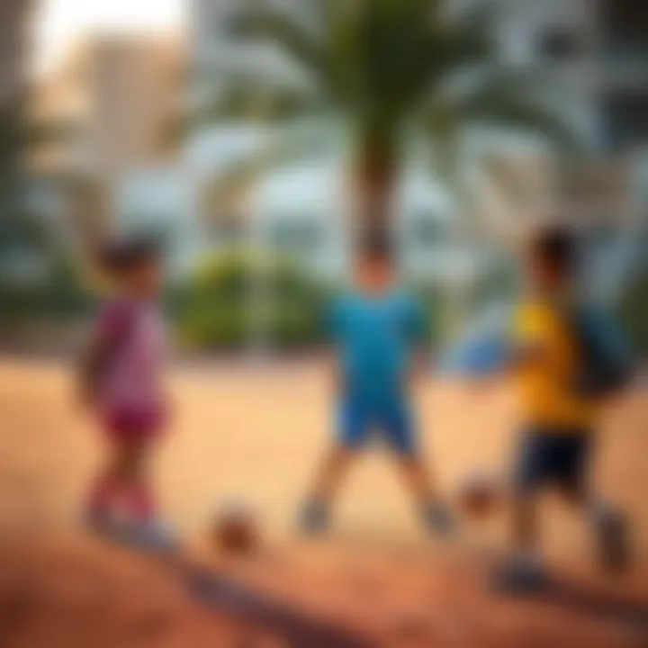 Outdoor Sports Activity for Students Children participating in a sports activity outdoors