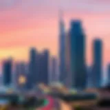 Dubai Skyline: The Pinnacle of Luxury Living A stunning view of Dubai's skyline featuring elite residence towers