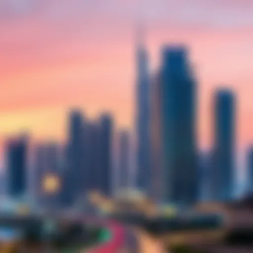 Dubai Skyline: The Pinnacle of Luxury Living A stunning view of Dubai's skyline featuring elite residence towers