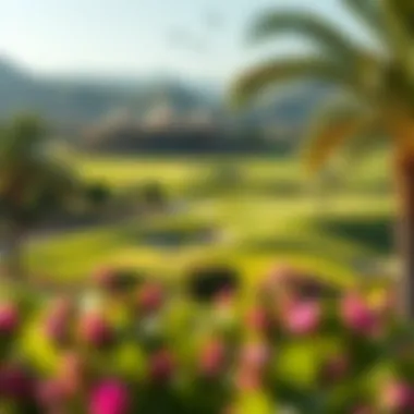 Lush Landscapes of Emirates Golf Club Lush green landscapes surrounding the golf course