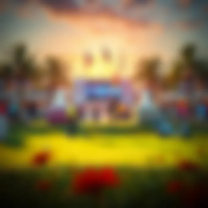 Vibrant Atmosphere at Emirates Golf Club Vibrant atmosphere during a golf tournament at the club