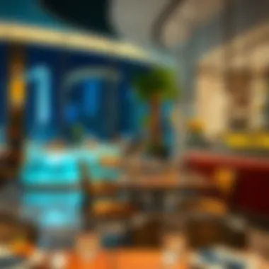 Culinary Experiences at Emirates Hills Mall Exquisite dining setting with culinary delights