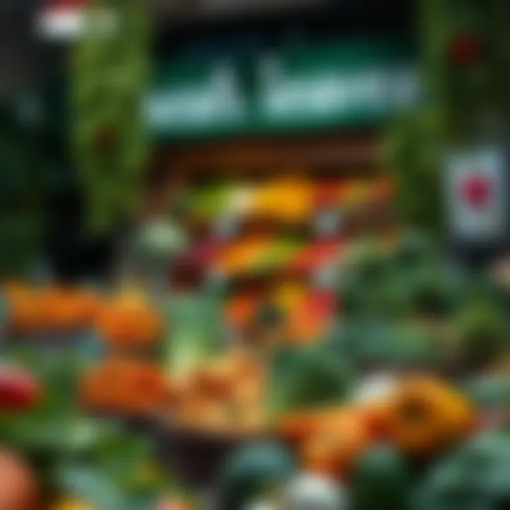 Fresh Produce at Fresh Leaves A vibrant display of fresh produce available at Fresh Leaves