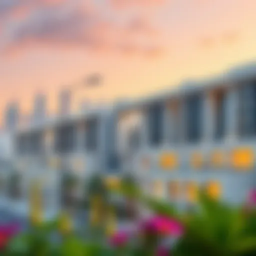 Modern Architecture of Gate Village 6 Stunning view of Gate Village 6 showcasing its modern architecture against the Dubai skyline.