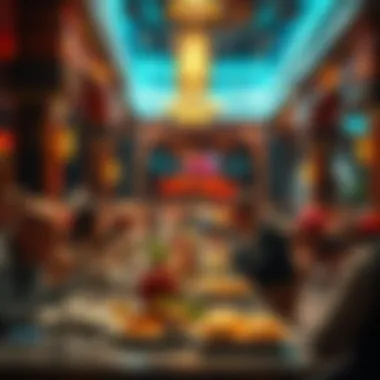 Interior ambiance of Grill Palace with guests enjoying their meals