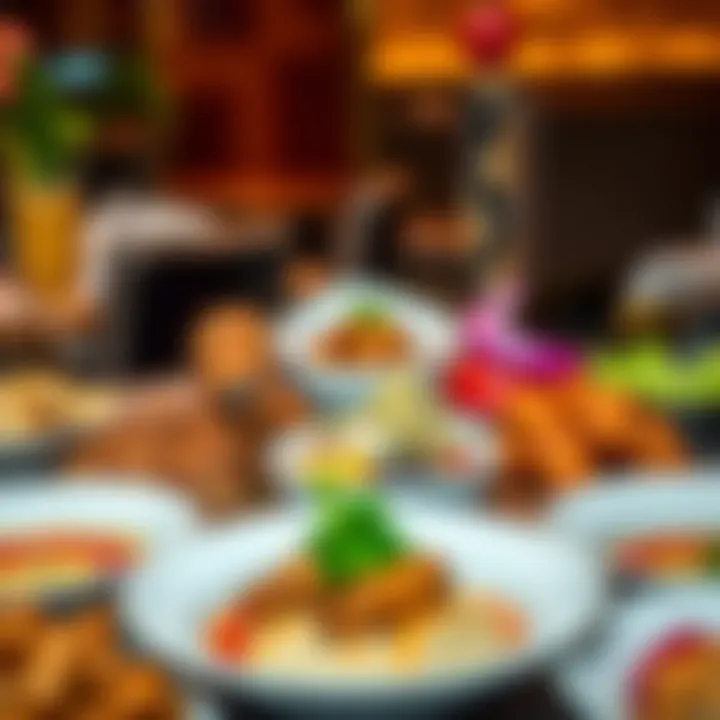 Delicious platter showcasing the restaurant's signature dishes