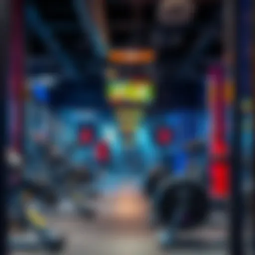 State-of-the-art gym equipment at Gym Nation Karama