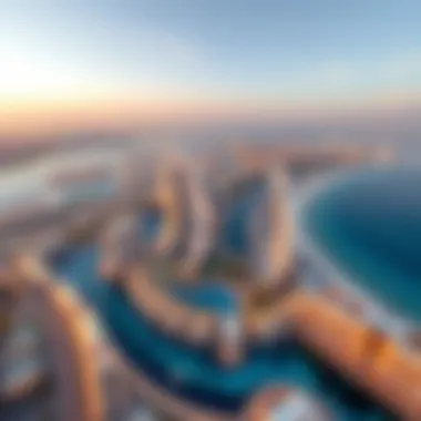 The stunning Palm Jumeirah viewed from above
