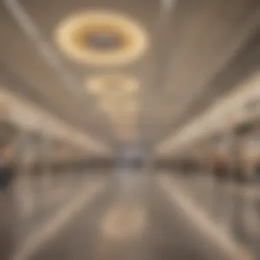 Interior view of Emirates Metro Station highlighting its spacious design.