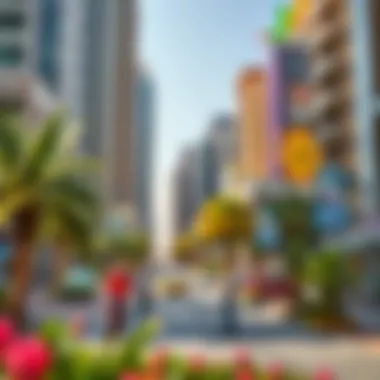 Vibrant lifestyle areas within Dubai Internet City