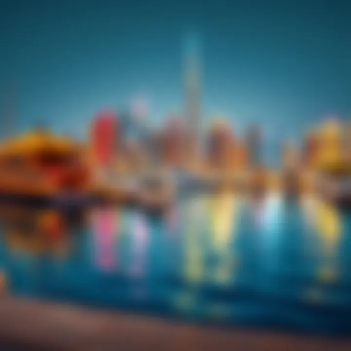 Waterfront Majesty: Jaddaf's Skyline Stunning waterfront view of Jaddaf highlighting Dubai's skyline