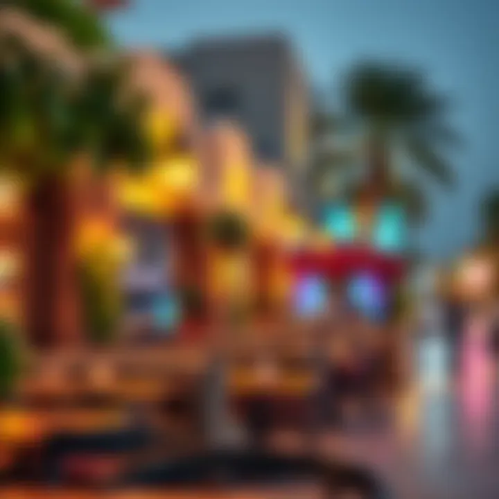 Dining in Jafiliya An inviting dining establishment in Jafiliya with a unique ambiance