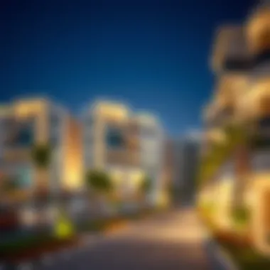 Modern residential area in Jebel Ali highlighting community lifestyle.