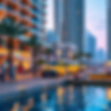 Waterfront Lifestyle at Jumeirah Lake Towers Vibrant waterfront area showcasing lifestyle offerings