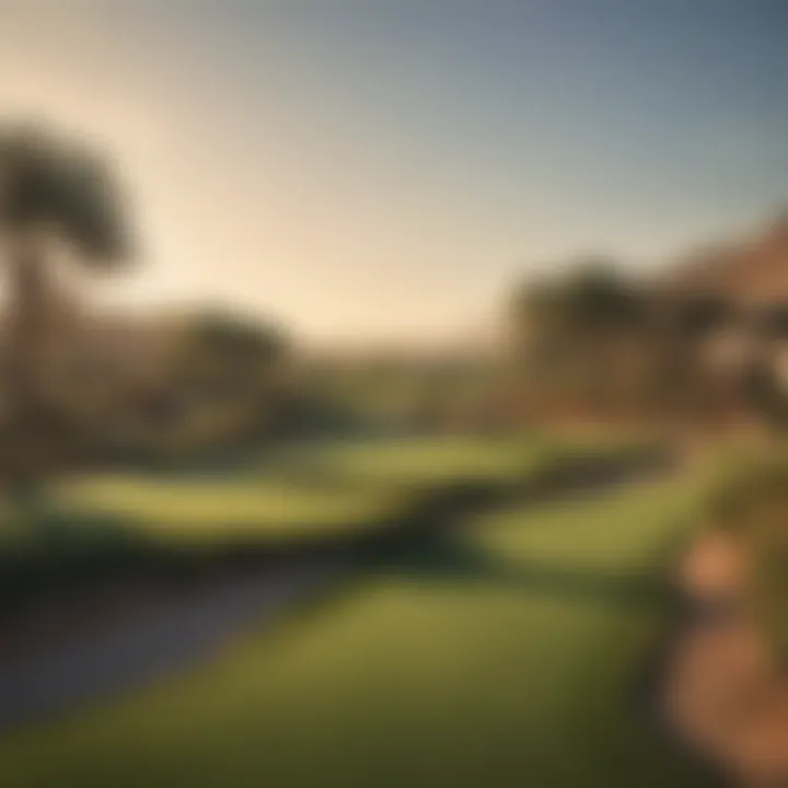 Golfers enjoying a round at Jumeirah Golf Estates