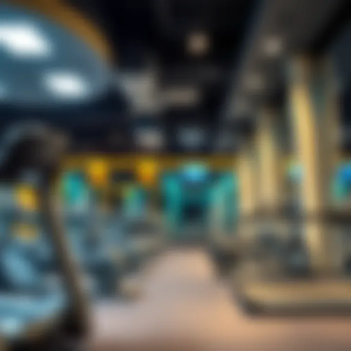 State-of-the-Art Fitness Center Interior view of the fitness center featuring state-of-the-art equipment