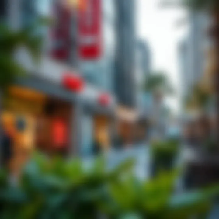 Modern Lifestyle in JVC District 18 Modern amenities available in JVC District 18 including shops and cafes